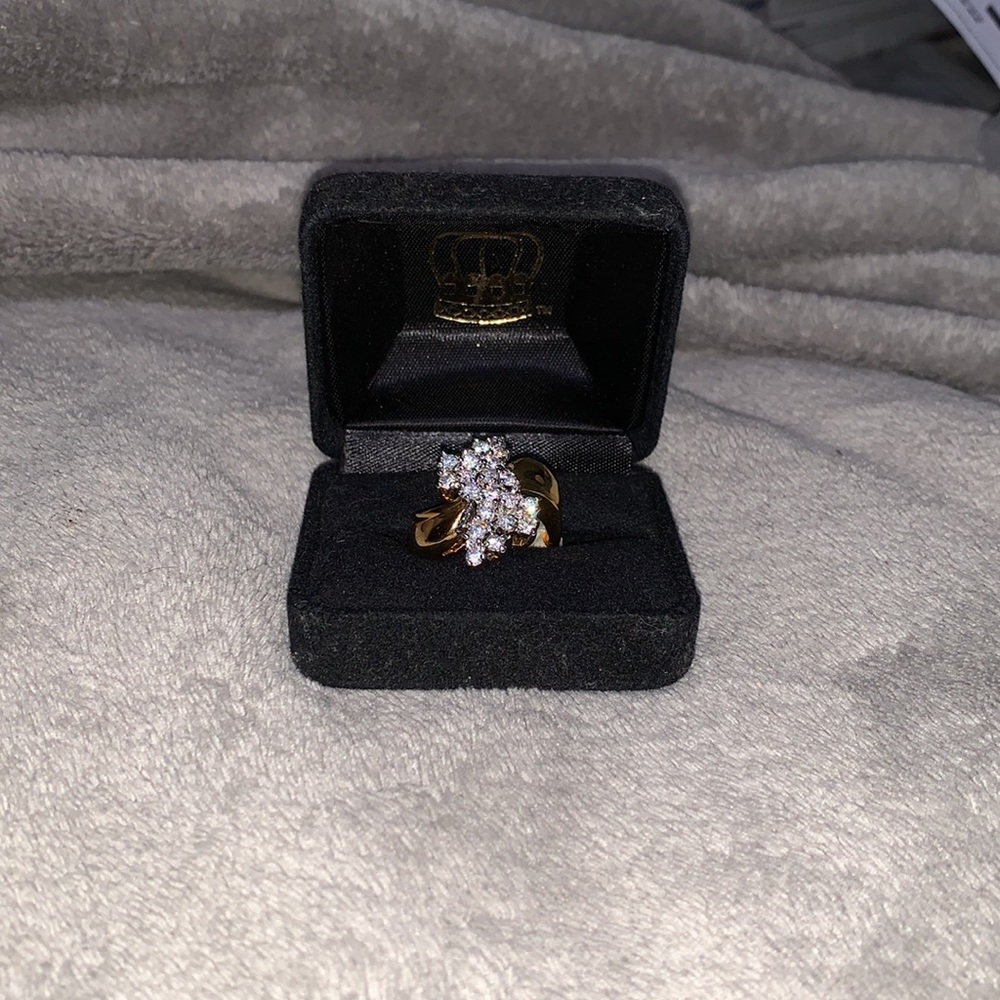 💘14k GE (Gold electroplated) CZ Ring💘 - Picture 6 of 6